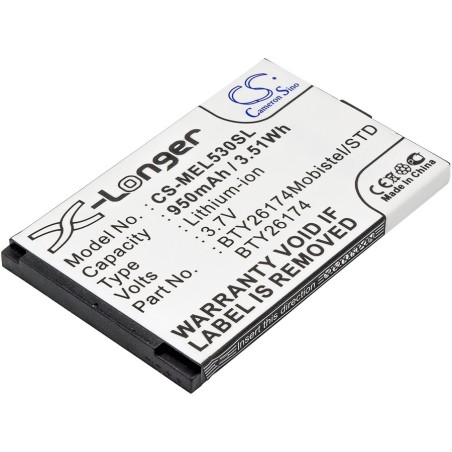 Batterie pour Mobistel BTY26174Mobistel/STD (950 mAh/3.52 Wh, 3.7 V)