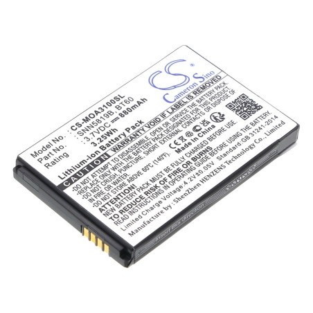Batterie pour Motorola Evoke QA4 (880 mAh/3.26 Wh, 3.7 V)
