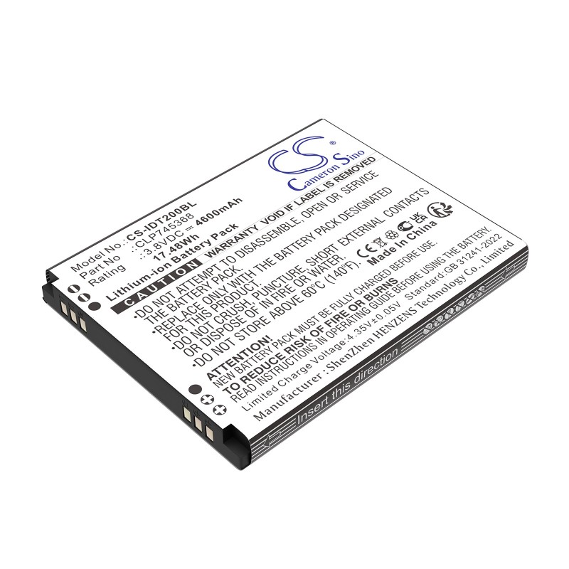 Batterie pour IDATA X2P (4600 mAh/17.48 Wh, 3.8 V)