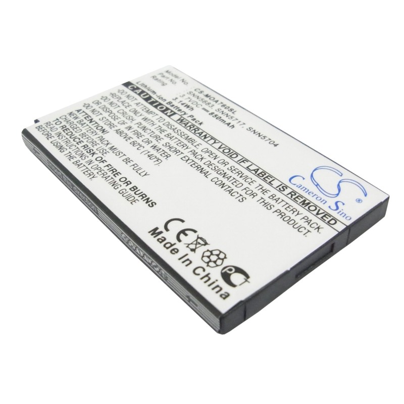 Batterie pour Motorola E680 (850 mAh/3.15 Wh, 3.7 V)