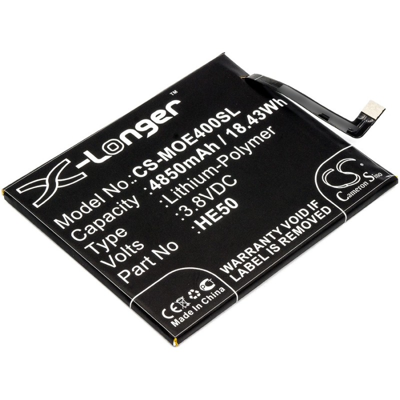 Batterie pour Motorola XT1924-1 (4850 mAh/18.43 Wh, 3.8 V)