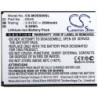 Batterie pour Motorola XT2005 (2500 mAh/9.5 Wh, 3.8 V)