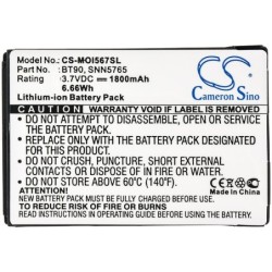 Batterie pour Motorola I576 (1800 mAh/6.66 Wh, 3.7 V)