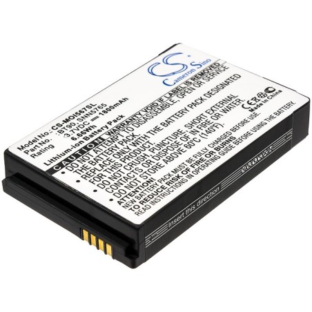 Batterie pour Motorola Rival A455 (1800 mAh/6.66 Wh, 3.7 V)