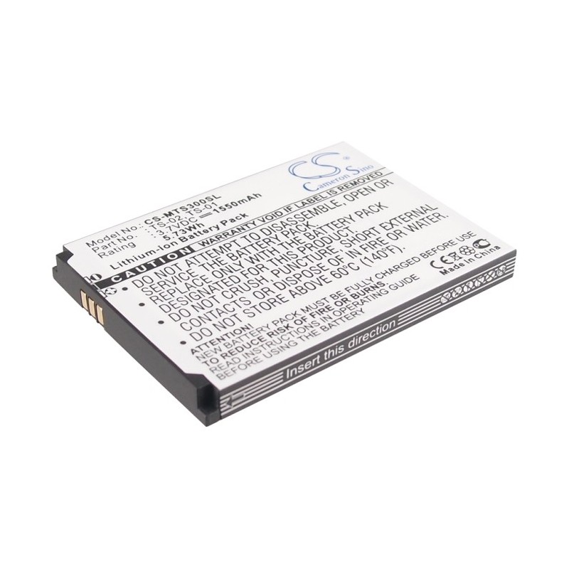 Batterie pour Seals WP-TS3 (1550 mAh/5.74 Wh, 3.7 V)