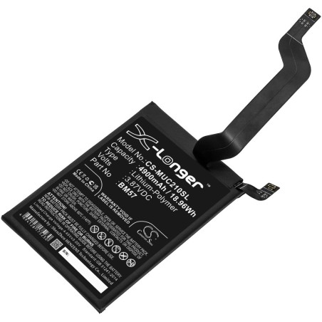 Batterie pour Xiaomi Redmi Note 10 Pro (4900 mAh/18.96 Wh, 3.87 V)