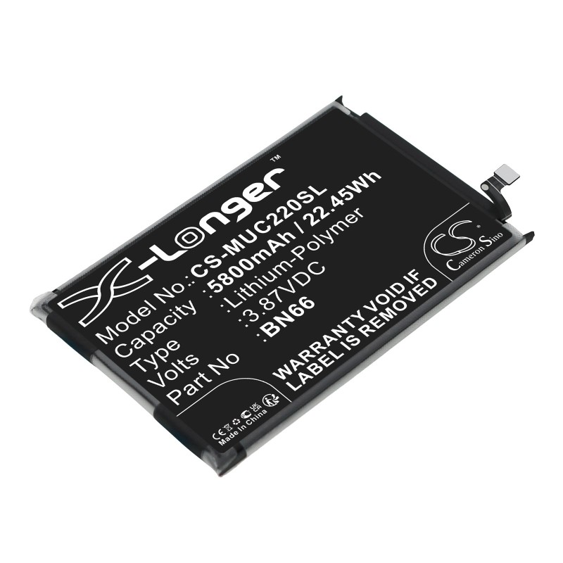 Batterie pour Poco C40 (5800 mAh/22.45 Wh, 3.87 V)