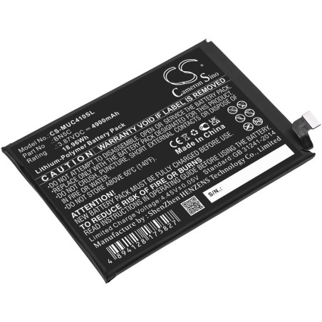 Batterie pour Redmi Note 11 5G (4900 mAh/18.96 Wh, 3.87 V)