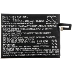 Batterie pour Pocophone BM4E (3900 mAh/15.02 Wh, 3.85 V)