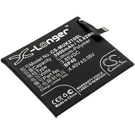 Batterie pour Redmi M1903F11G (3900 mAh/15.02 Wh, 3.85 V)