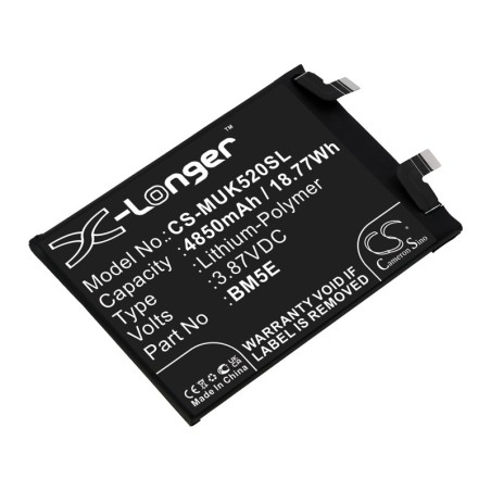 Batterie pour Redmi K50 Pro (4850 mAh/18.77 Wh, 3.87 V)