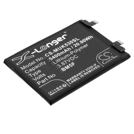 Batterie pour Redmi K50 (5400 mAh/20.9 Wh, 3.87 V)