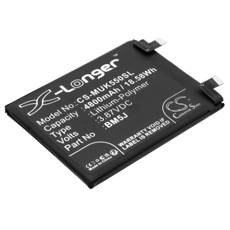 Batterie pour Redmi BM5J (4800 mAh/18.58 Wh, 3.87 V)