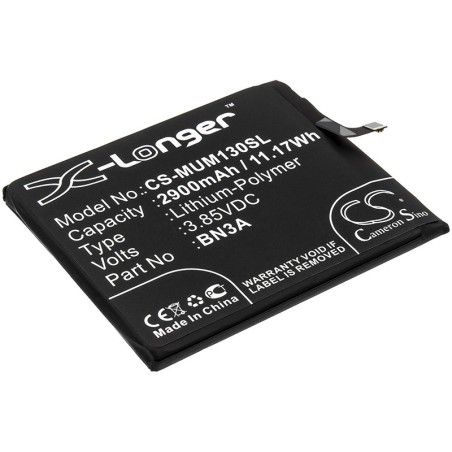 Batterie pour Redmi BN3A (2900 mAh/11.17 Wh, 3.85 V)