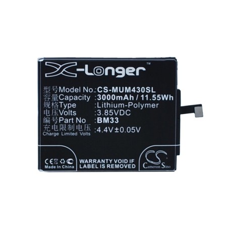 Batterie pour Xiaomi X9 (3000 mAh/11.55 Wh, 3.85 V)