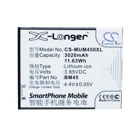 Batterie pour Xiaomi 2015213 (3020 mAh/11.63 Wh, 3.85 V)