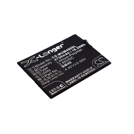 Batterie pour Xiaomi 2016002 (4750 mAh/18.29 Wh, 3.85 V)