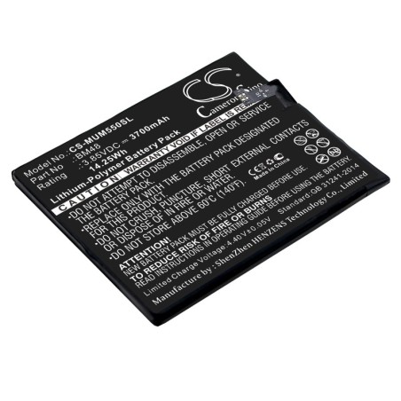 Batterie pour Xiaomi Note 2 Standard (3700 mAh/14.25 Wh, 3.85 V)