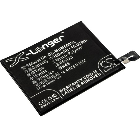 Batterie pour Redmi Note 5 (3900 mAh/15.02 Wh, 3.85 V)