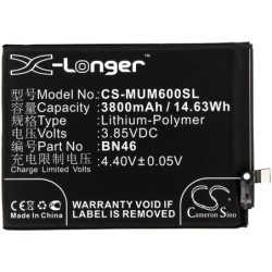 Batterie pour Xiaomi BN46 (3800 mAh/14.63 Wh, 3.85 V)