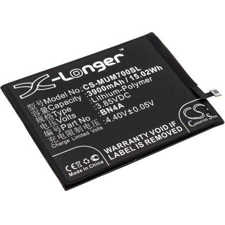 Batterie pour Redmi M1901F7E (3900 mAh/15.02 Wh, 3.85 V)