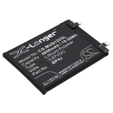 Batterie pour Redmi Note 12 5G (4800 mAh/18.58 Wh, 3.87 V)
