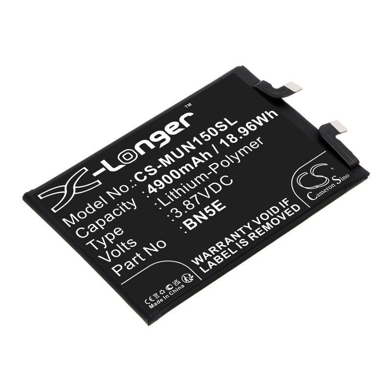 Batterie pour Redmi Note 11E Pro (4900 mAh/18.96 Wh, 3.87 V)