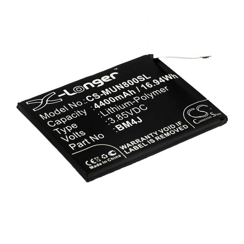 Batterie pour Redmi Note 8 Pro (4400 mAh/16.94 Wh, 3.85 V)