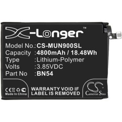Batterie pour Xiaomi Note 9 (4800 mAh/18.48 Wh, 3.85 V)