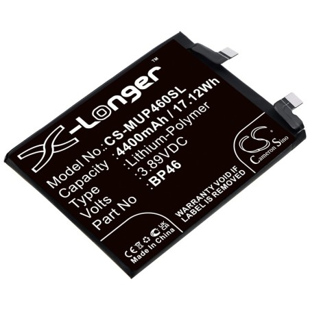Batterie pour Xiaomi BP46 (4400 mAh/17.12 Wh, 3.89 V)