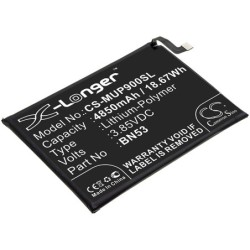 Batterie pour Redmi Note 9 Pro Max (4850 mAh/18.67 Wh, 3.85 V)