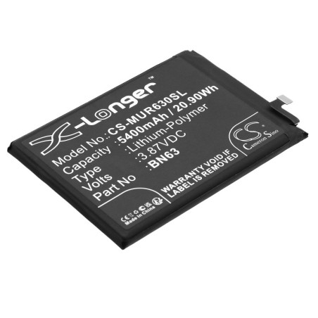 Batterie pour Redmi BN63 (5400 mAh/20.9 Wh, 3.87 V)