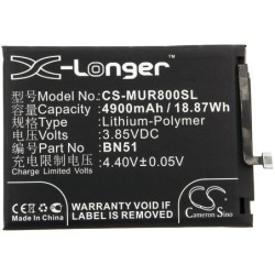 Batterie pour Redmi MZB8254IN (4900 mAh/18.87 Wh, 3.85 V)