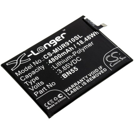 Batterie pour Redmi 9s (4800 mAh/18.48 Wh, 3.85 V)