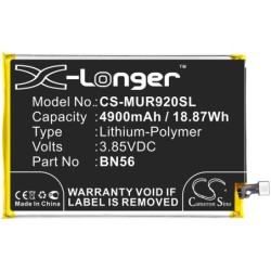 Batterie pour Redmi 9C (4900 mAh/18.87 Wh, 3.85 V)
