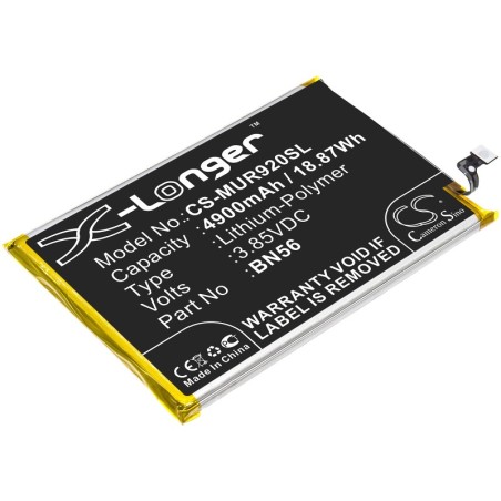 Batterie pour Redmi M2006C3LI (4900 mAh/18.87 Wh, 3.85 V)