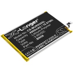 Batterie pour Poco M2 Pro (4900 mAh/18.87 Wh, 3.85 V)