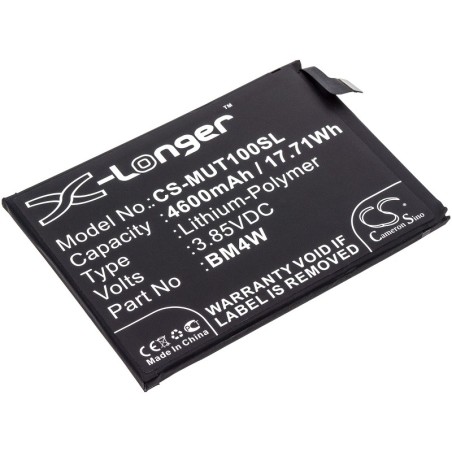 Batterie pour Redmi Note 9 Pro 5G (4600 mAh/17.71 Wh, 3.85 V)
