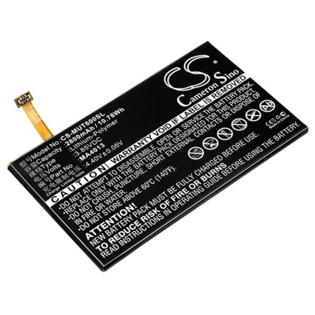 Batterie pour Meitu MB1503 (2800 mAh/10.78 Wh, 3.85 V)