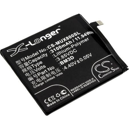 Batterie pour Xiaomi Mi 8 SE (3100 mAh/11.94 Wh, 3.85 V)
