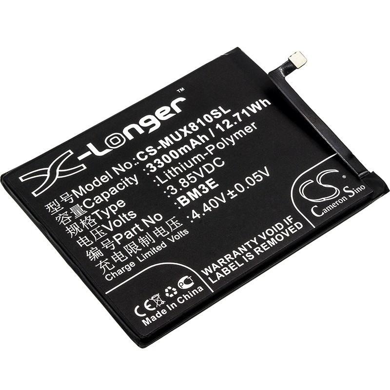 Batterie pour Xiaomi M1803E1A (3300 mAh/12.71 Wh, 3.85 V)