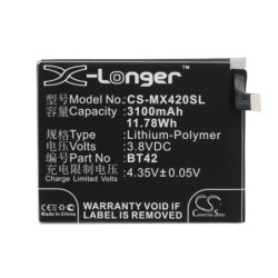 Batterie pour MeiZu Note (3100 mAh/11.78 Wh, 3.8 V)