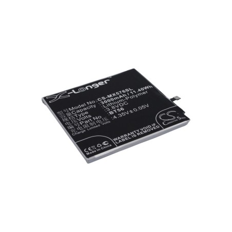 Batterie pour MeiZu MX5 Pro (3000 mAh/11.4 Wh, 3.8 V)