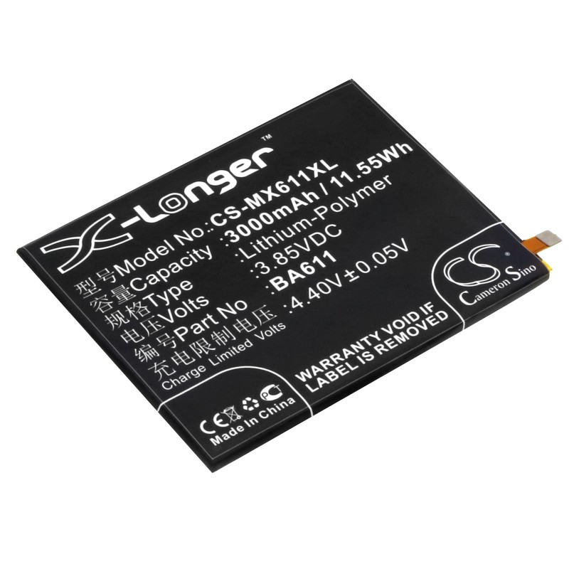 Batterie pour Meilan 5 (3000 mAh/11.55 Wh, 3.85 V)