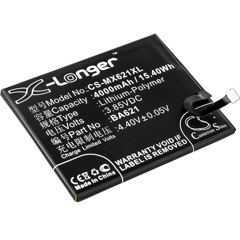 Batterie pour MeiZu Note 5 (4000 mAh/15.4 Wh, 3.85 V)