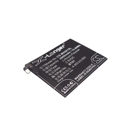 Batterie pour MeiZu BT61 (4000 mAh/15.6 Wh, 3.9 V)