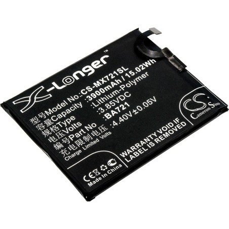 Batterie pour Meilan BA721 (3900 mAh/15.02 Wh, 3.85 V)