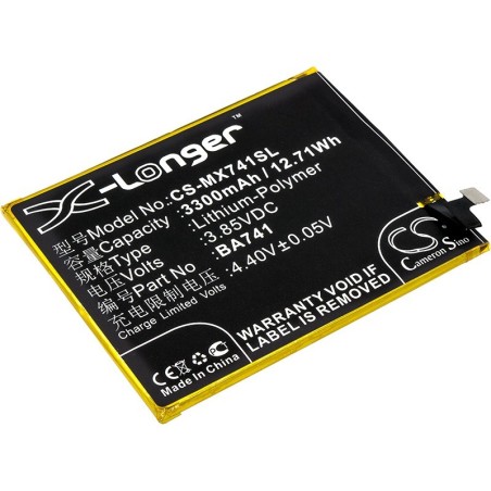 Batterie pour Meilan E2 (3300 mAh/12.71 Wh, 3.85 V)