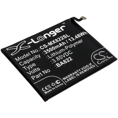 Batterie pour MeiZu Note 8 (3500 mAh/13.48 Wh, 3.85 V)