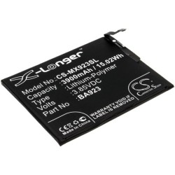 Batterie pour MeiZu Note 9 (3900 mAh/15.02 Wh, 3.85 V)